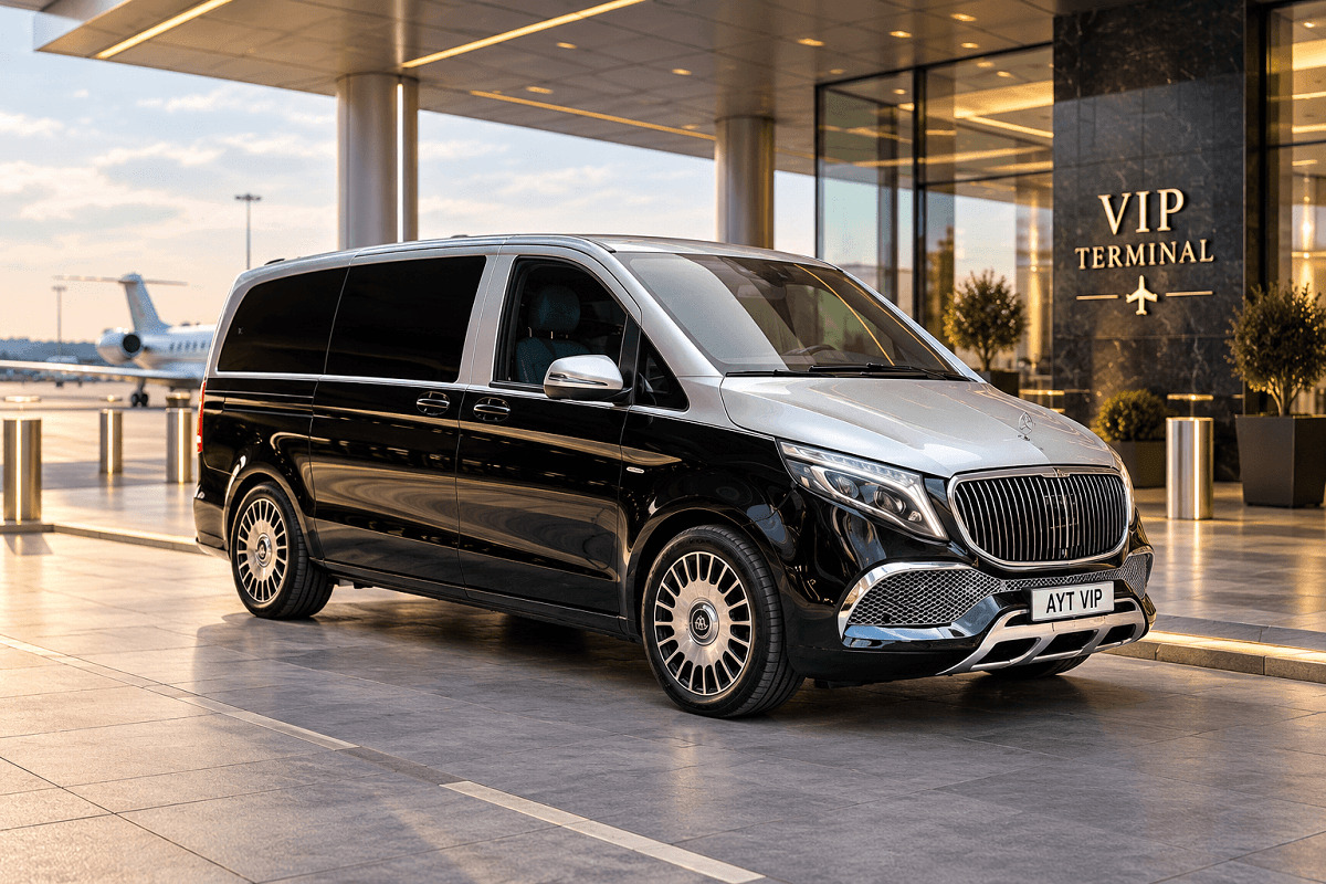 Mercedes Vito nero con porta scorrevole aperta